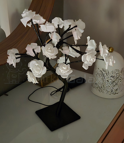 LED Light Rose Tree Lamp