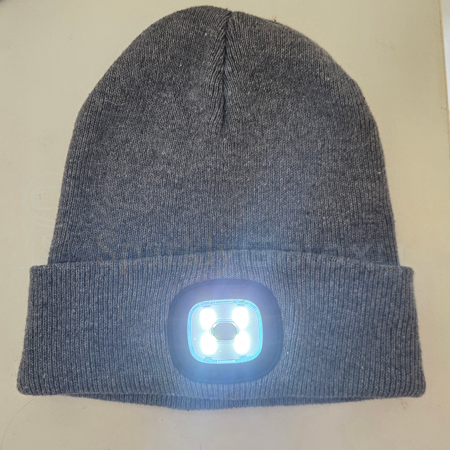 High Powered Ultra Bright 4LED Headlamp Beanie